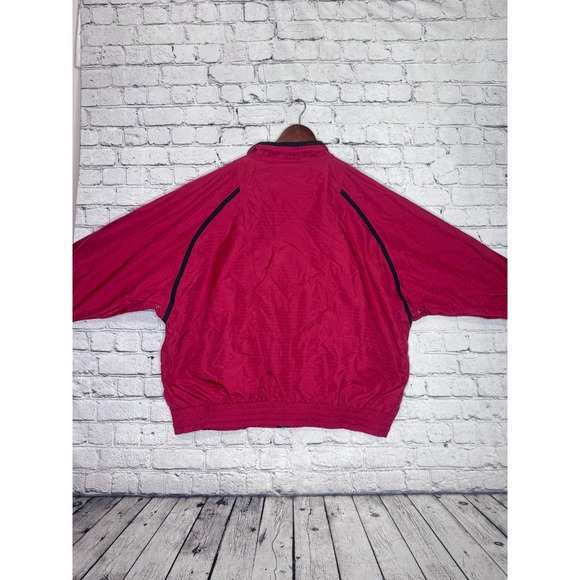 LOGO 7‎ Arkansas Razorbacks Track Jacket Windbreaker Mens XXL Red - Picture 10 of 11